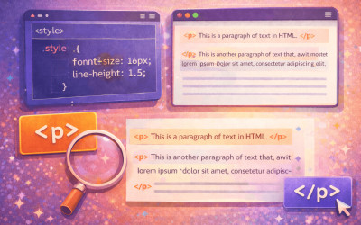 Как сделать текст абзаца в html, код и тег абзаца